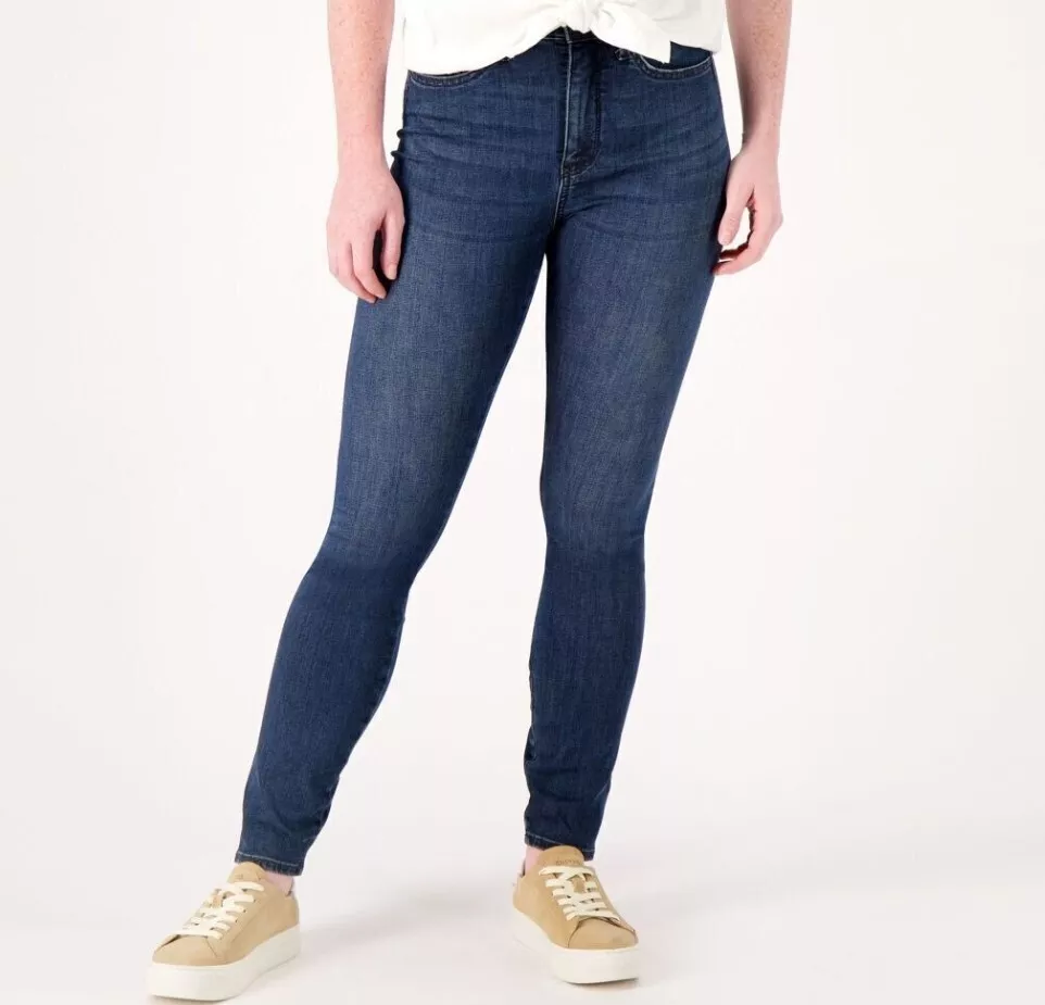 NYDJ Le Silhouette High Rise Ami Skinny Jeans Precious 00P A551738