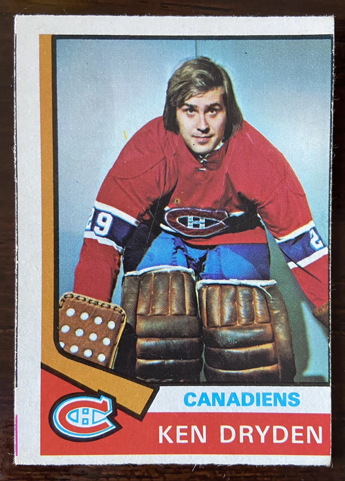1974-75 OPC #155 KEN DRYDEN!! MONTREAL CANADIENS LEGEND!!