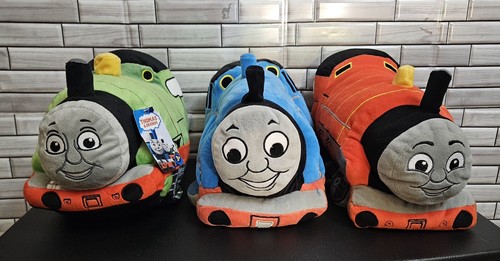 Lot of 3 Thomas and Friends Plush Stuffed Animals Thomas, Percy, James