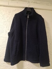 Men's H&M Blue FAUX Sherpa Zip Up Jacket REGULAR FIT Size XS/M/L NEW with TAG