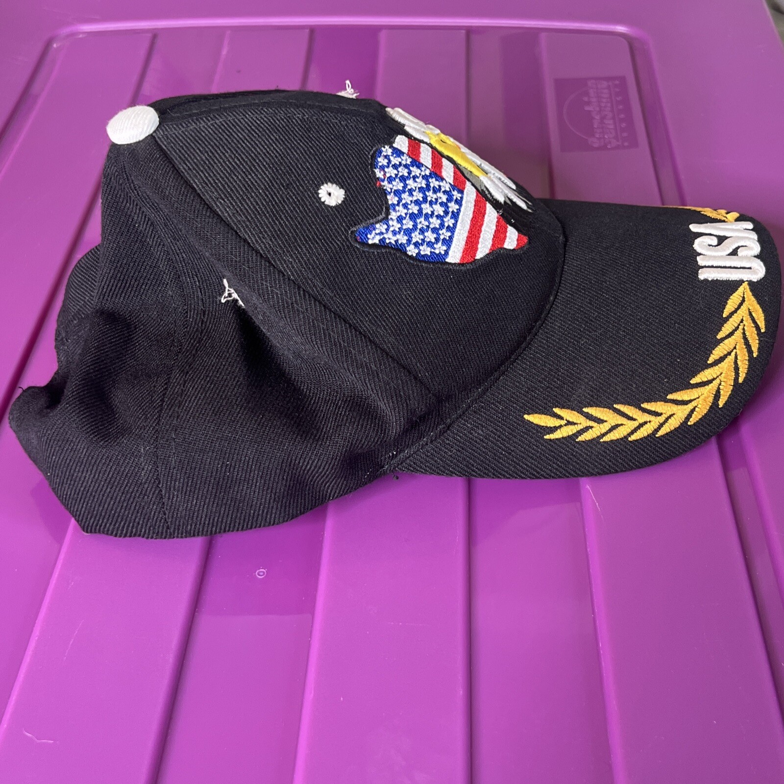 Bald Eagle American Flag USA Adjustable Hook Loop… - image 4