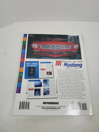 101 Projects for Your 1964 1/2-1973 Mustang Paperback Earl Davis - Picture 2 of 4
