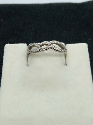 Bague En Argent - Taille 51 - Occasion - Sans Marque