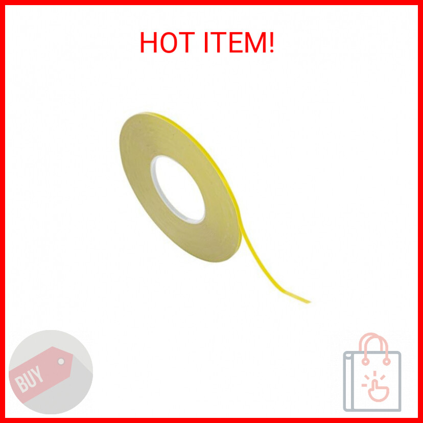 Chartpak Graphic Art Tape, 1/16 W x 648 L Inches, Yellow Matte, 1