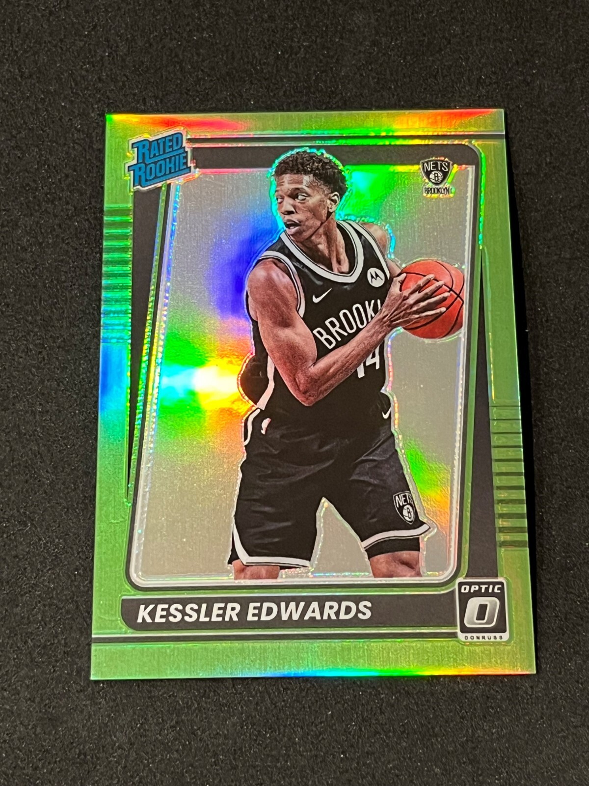 2021-22 Panini Donruss Optic Kessler Edwards Rated Rookie Lime Green /149 #154