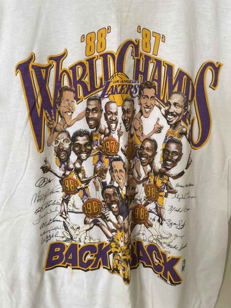 1987 lakers cheap championship shirt