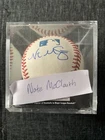 NATE MCLOUTH SIGNED AUTOGRAPHED Official League BASEBALL Braves Orioles w case