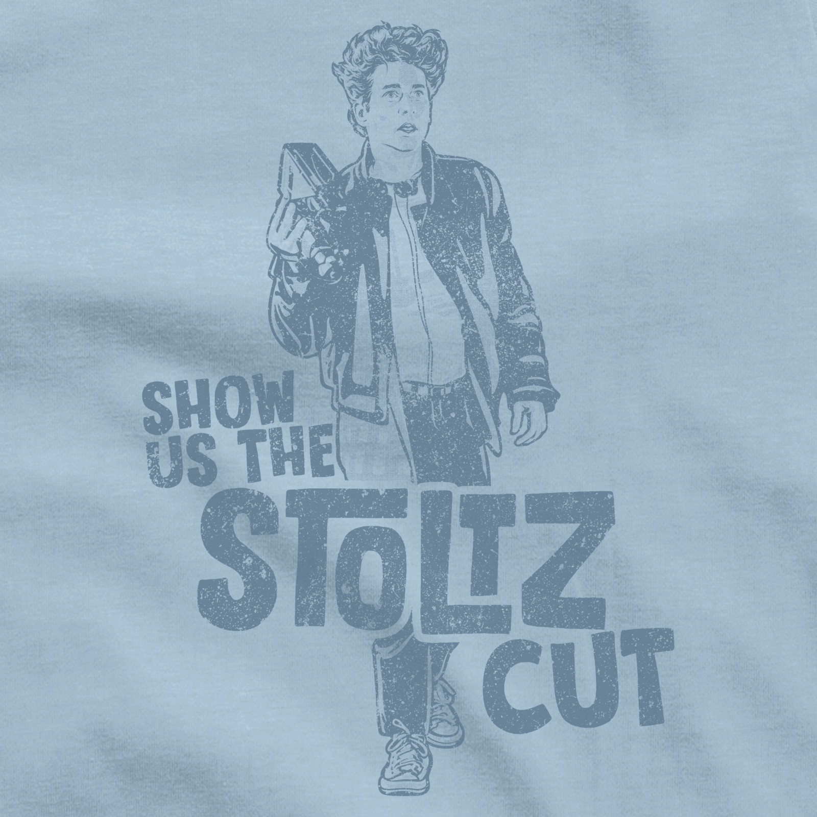 Back to the Future Eric Stoltz Pulp Fiction Marty George McFly DeLorean T Shirt