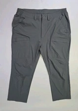 Free Soldier Outdoor Pants Men's 42x30 Gray Tactical Elastic Waist Pockets