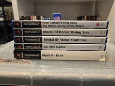 PS2 Games Bundle - Medal of Honor - Exile - King Kong - 24 The Game