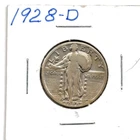1928-D Standing Liberty Silver Quarter