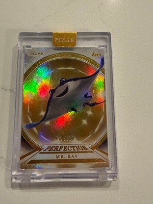 2025 Topps Disney Pixar Gold Mr. Ray Perfection Encased  77/100
