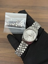 1963 Rolex Datejust 36mm Silver Index Dial Jubilee Bracelet 1601