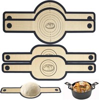 Silikon Backmatte FüR Dutch Oven 4 StüCk, Antihaft Brotschlinge