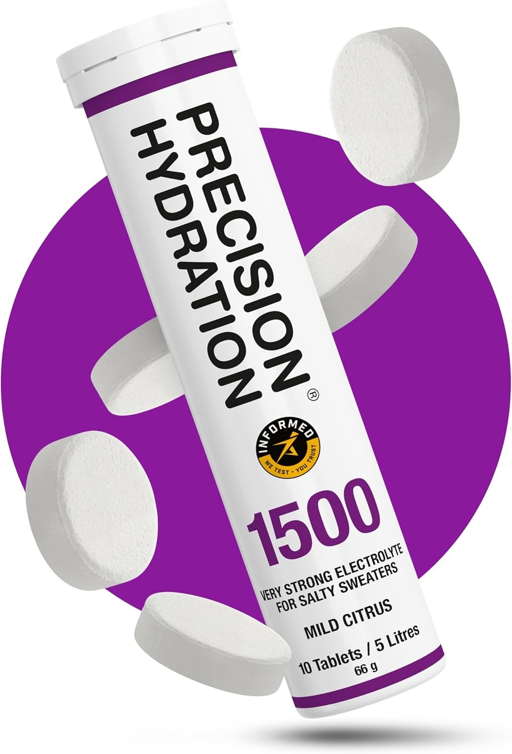 Precision Fuel & Hydration Ph 1500 Electrolyte Tube 500Ml - Image 2