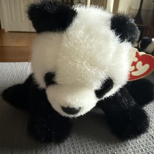 Ty Classic Plush - BAMBOO the 1996 Panda Bear (11 Inch) MWCT Stuffed Animal Toy