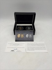Coffret Pièces Reine Fabiola Belgique Or Noir 2015 Rare 1500 Exemplaires