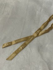 Louis Vuitton Gold Ribbon With Logo 40  