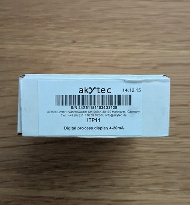 akYtec ITP11 Digitales Einbaumessgerät 4 - 20 mA