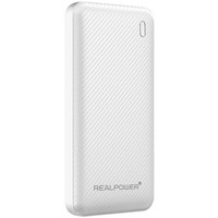 Realpower PB 10000 Plus Powerbank Weiß