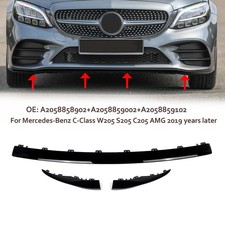 Front Spoiler Stoßstange Lippe Für Mercedes W205 S205 C205 AMG Line 2019+