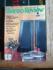 DECEMBER 1986 STEREO REVIEW MAGAZINE CARVER'S AMAZING LOUDSPEAKER 