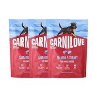 Carnilove Active Adult Small Breeds Trockenfutter Lachs Pute FüR Hunde 3X1,5Kg