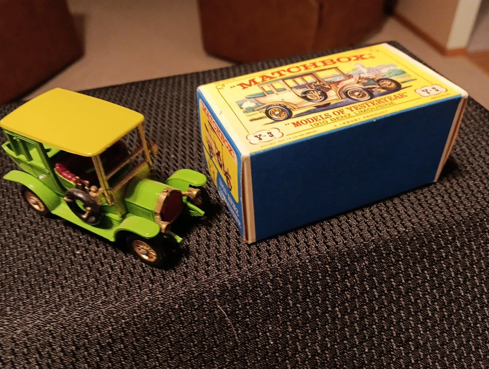 Vintage Matchbox Lesney Y-3 Models Of Yesteryear 1910 Benz Limousine Diecast - Image 2 of 4