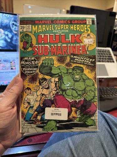 1974 VINTAGE MARVEL SUPER HEROES THE HULK & SUB-MARINER NUMBER #47