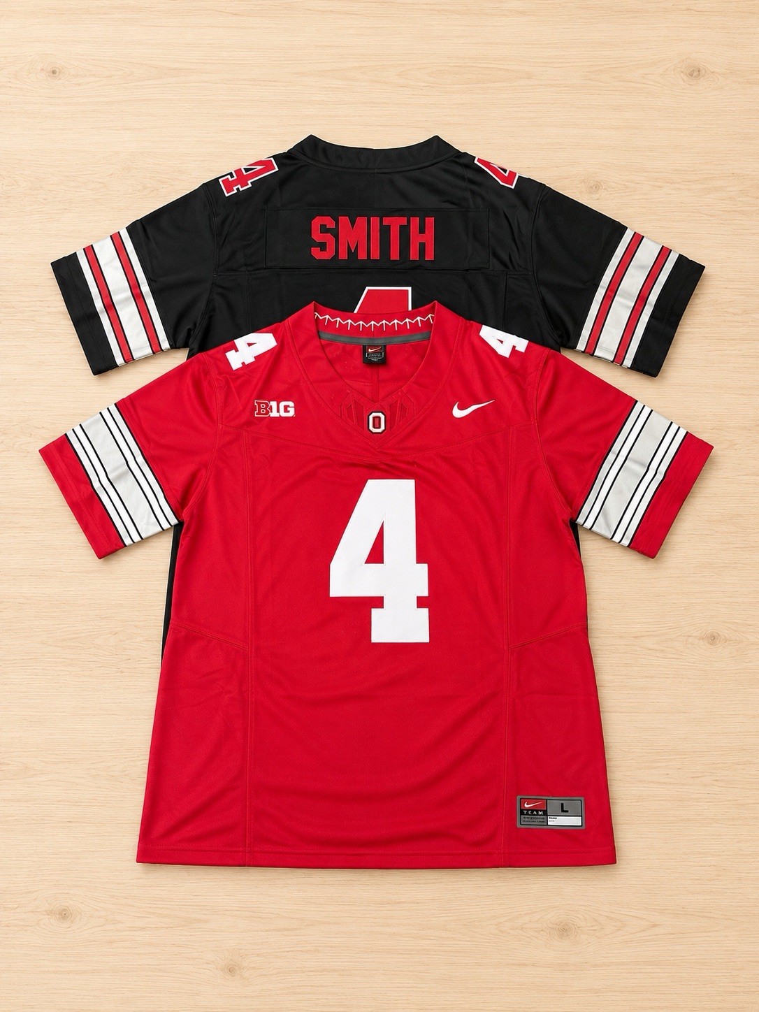 NEW 2026 Buckeye Stripe Ohio State Jersey! Jeremiah Smith #4 SHIPS SAME DAY!!
