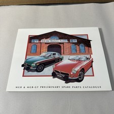1994 MGB & MGB-GT Preliminary Spare Parts Catalogue from The Roadster Factory