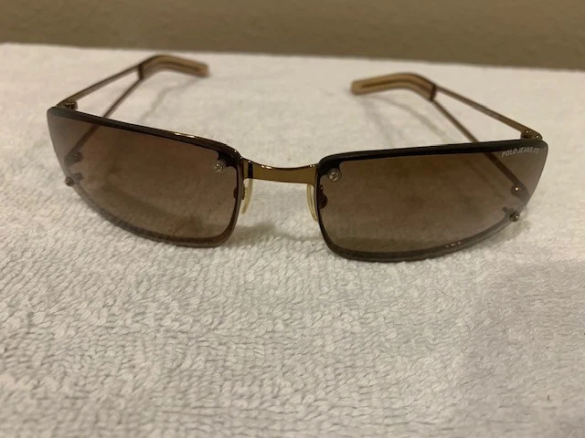 Ralph Lauren Gold Brown Sunglasses for Women for sale | eBay display picture 2