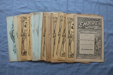 PROGRAMME THÉÂTRE L'EMPIRE DÉBUT 1900 - LOT DE 28 - ALBANY, NY - K 2734