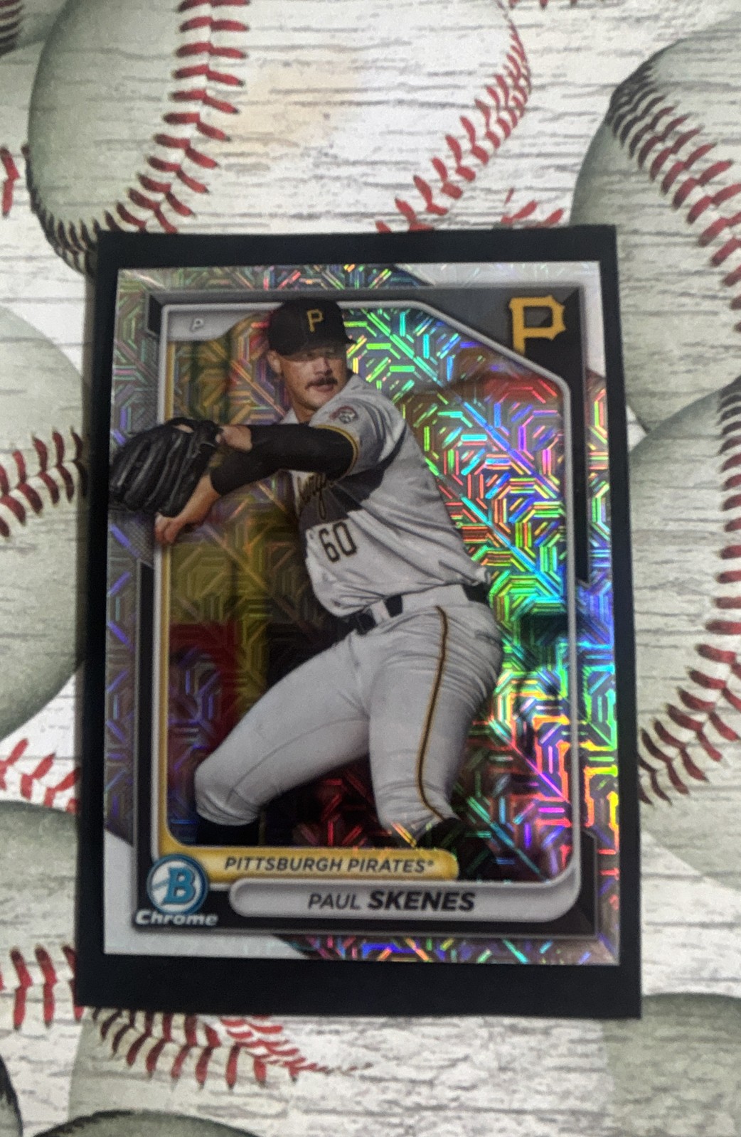 2024 Bowman - Chrome Prospects Paul Skenes #BCP-125 Mojo Refractor (RC)