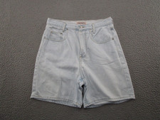 Vintage 90s USA Made Guess Georges Marciano Jean Mom Shorts Size 1 Button Fly
