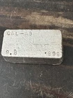 Odd weight 9.8 Oz Silver Bar CAL-AG Vintage California Silver Poured