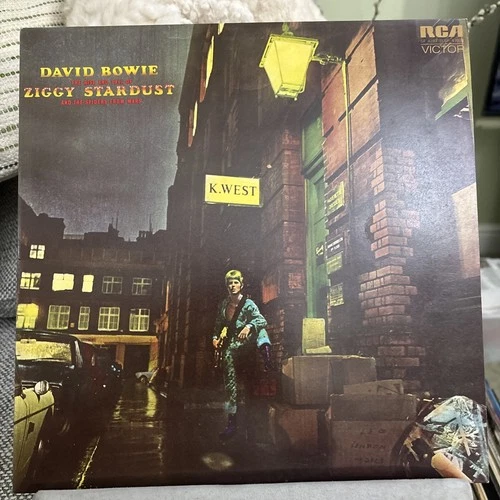 David Bowie Ziggy Stardust 1972 UK 1st Press Vinyl 1E 1E Readable Spine!