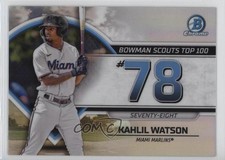 2023 Bowman Bowman Scouts Top 100 Kahlil Watson #BTP-78 0nr3