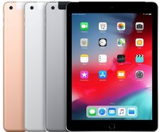 Apple iPad 6 9.7in 32BG Wifi Cellular -Very Good
