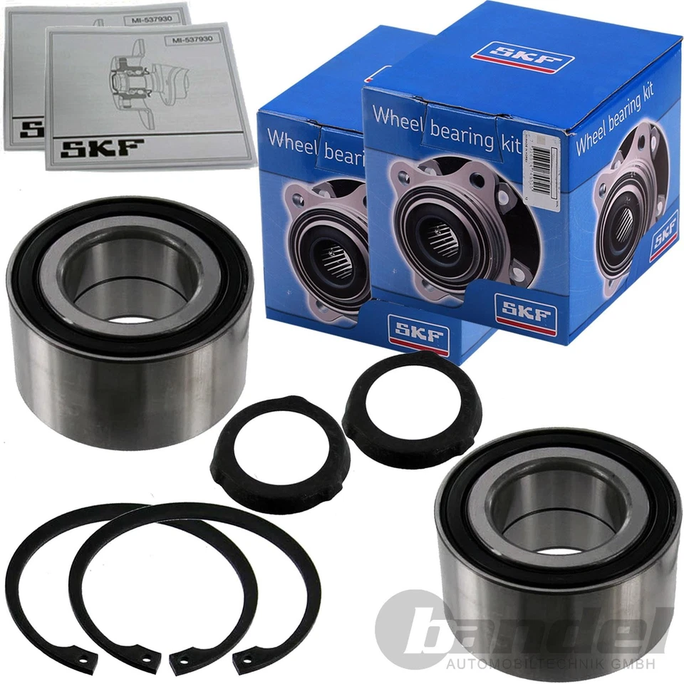 2 x SKF RADLAGERSATZ HINTEN passend für BMW 5er E28 E34 6er E24 7er E23 E32
