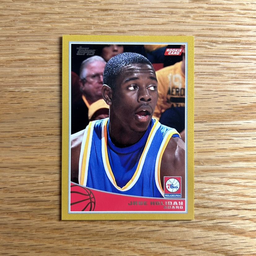 2009 TOPPS GOLD JRUE HOLIDAY ROOKIE RC 1019/2009