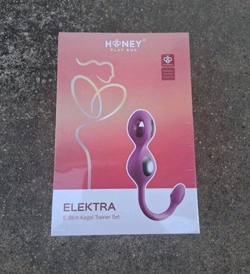 Honey Playbox Elektra App Controlled E Stim Kegel Trainer Set Brand New Sealed 