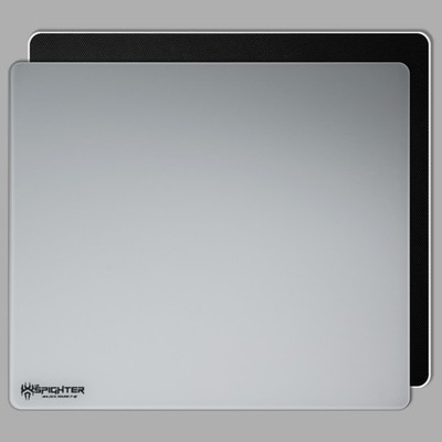 Premium Glas Mauspad 40x45 cm Weiß   Office Gaming Mousepad