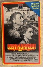Lost Horizon - 1937 - Beta Max - Original Tape Slip Case - Ronald Colman