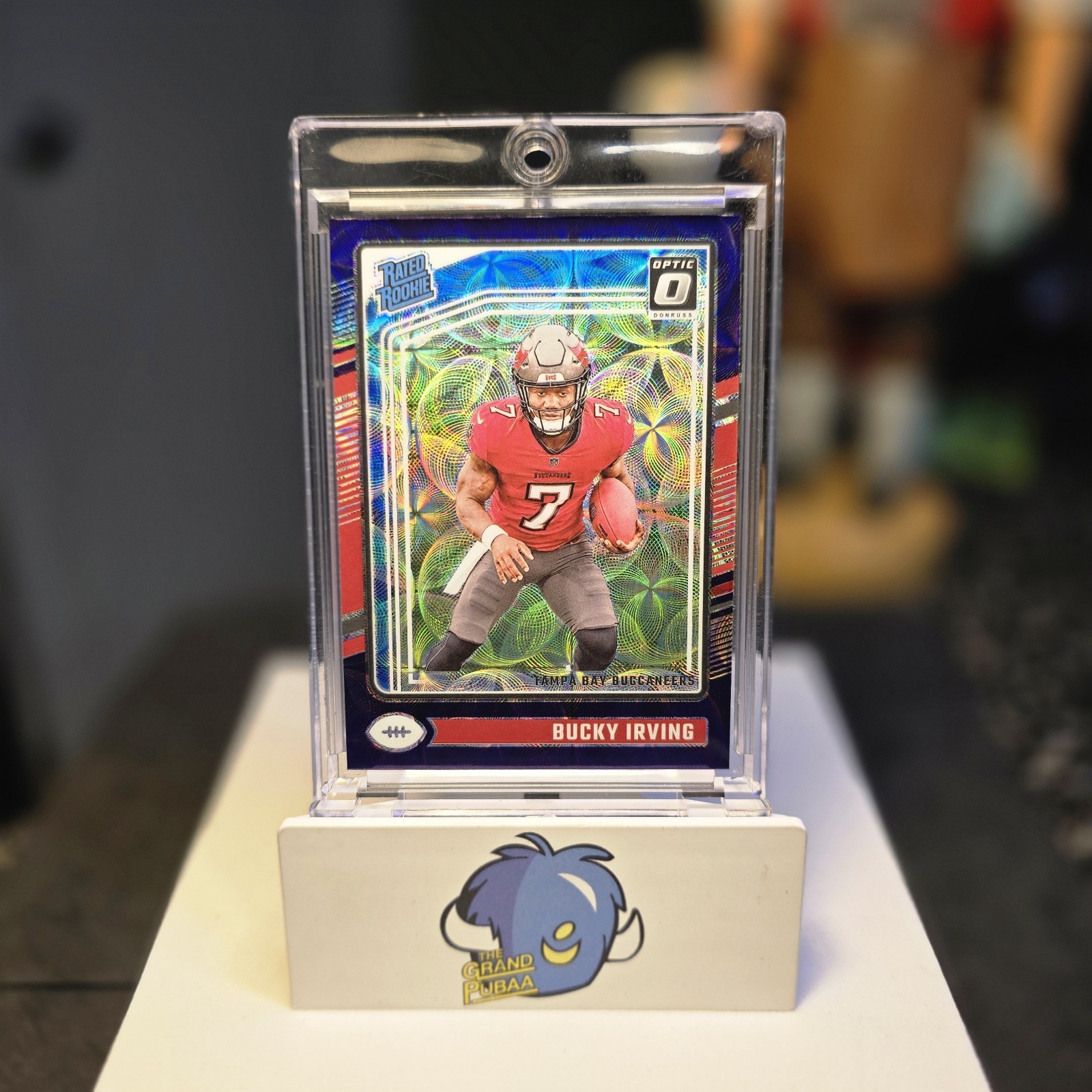 🔥🏈 BUCKY IRVING 🏈🔥 2024 Donruss Optic - Rated Rookie #216 Purple Scope Prizm