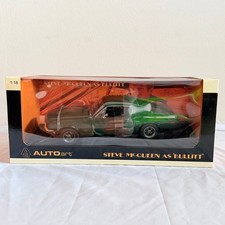AUTOart 1:18 1968 Ford Mustang GT390 Bullitt Steve McQueen Movie Model Car