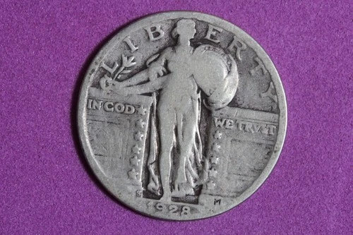 Estate Find 1928 S Standing Liberty Quarter #K60417