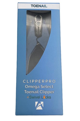 Azurro CLIPPERPRO 2.0 Toenail Clipper w/ Swivel Head and Lock Blue