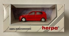 HERPA 1/43 METAL MODEL 070317 VOLKSWAGEN POLO - 4 DOORS FLASH RED