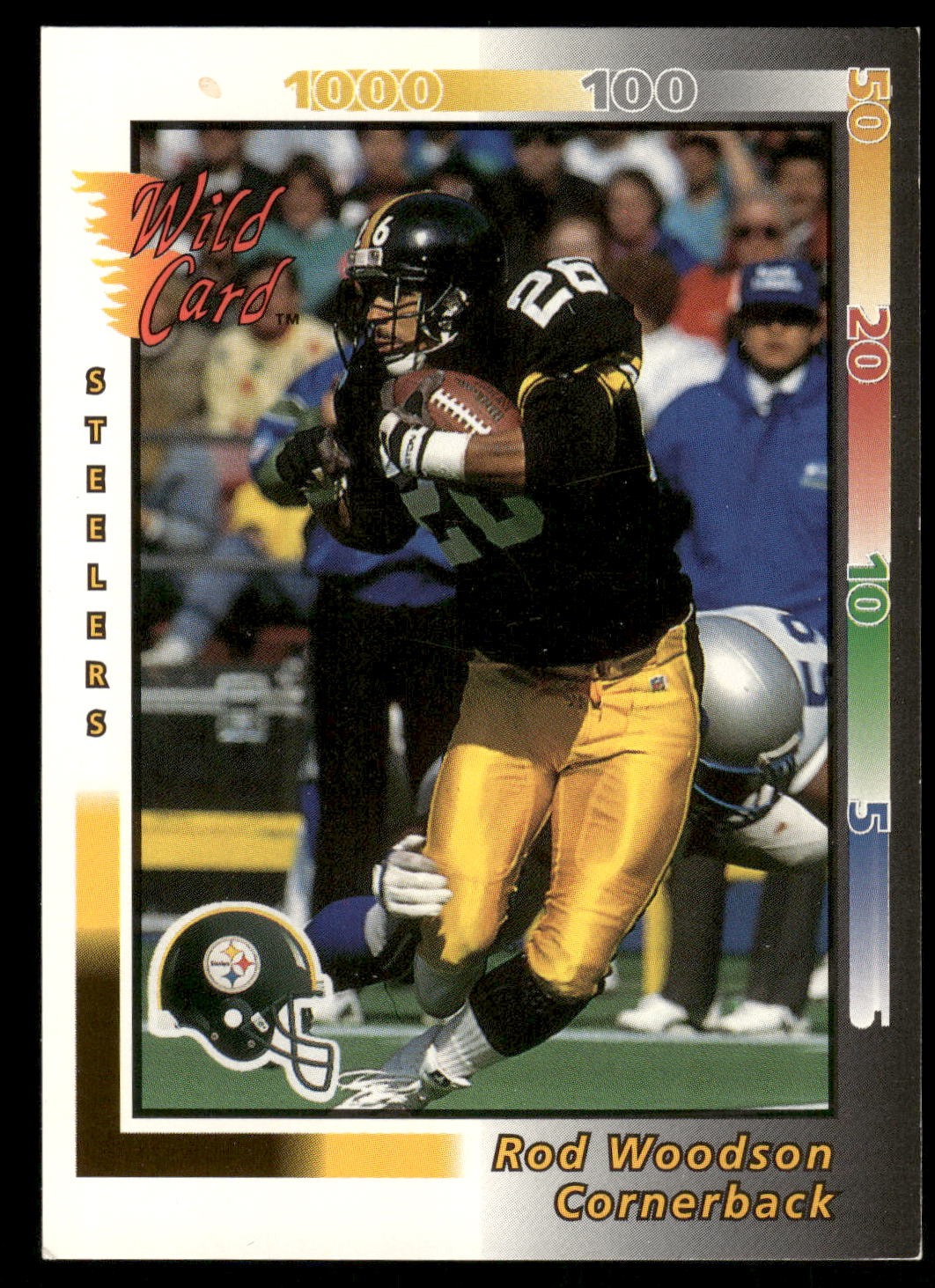 1992 Wild Card #198 Rod Woodson